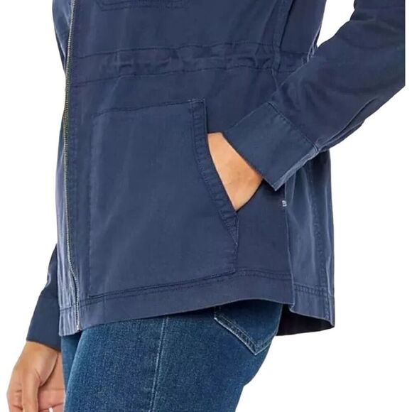 NWT GAP Women's Full Zip Adjustable Drawcord Waist Utility Field Jacket Size S - Picture 3 of 15